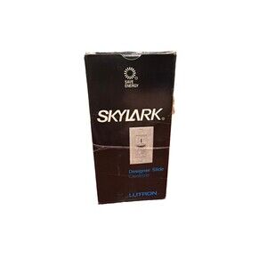 Lutron SF-10P-WH Skylark 3-Wire Fluorescent LED Preset Slide Dimmer White NIB